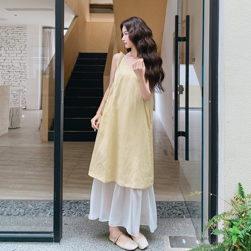 现货无袖连衣裙女裙子2C512-7069-P155-控238，女装连衣裙，昱喆服饰