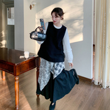 196现货时尚三件套套装裙7029新款P200控308，女装套装/套裙，昱喆服饰