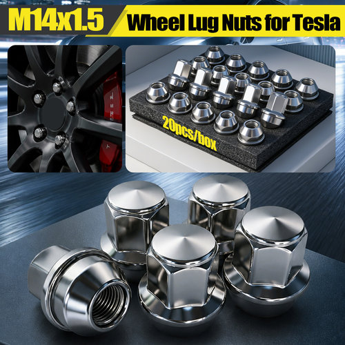 适用于特斯拉MODEL3/S/X/Y轮毂螺丝轮胎螺丝螺母出口品质