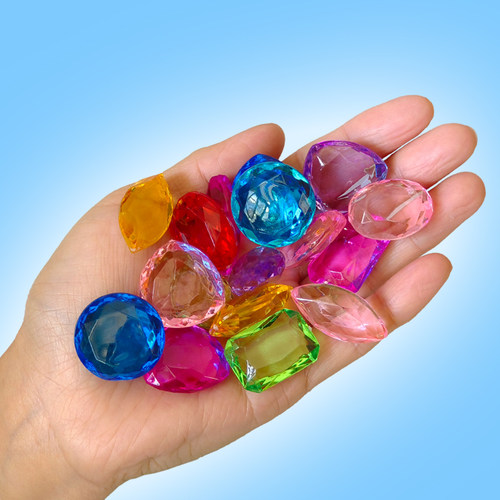 儿童宝石玩具亚克力男玻璃奖励