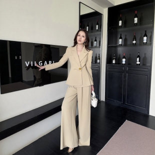 高端时尚西装套装女2026新款秋款加厚白领通勤上班干练职业装西服