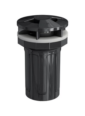 强排深灰色接f头 鱼缸下水管件新款 海鲜池排污口水族箱底滤缸配