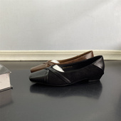 复古风方头粗跟浅口百搭女单鞋 撤柜断码 新款 时尚 处理女鞋 2026春季