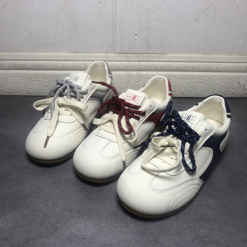 撤柜断码处理女鞋2026春季款时尚休闲百搭平底交叉绑带拼色德训鞋,女鞋,德训鞋,淘宝优惠券,粉丝福利购,淘宝优惠卷