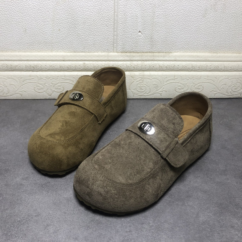 撤柜断码处理女鞋2026春季新款时尚休闲风一脚蹬平底百搭勃肯女鞋,女鞋,勃肯鞋/软木鞋,淘宝优惠券,粉丝福利购,淘宝优惠卷