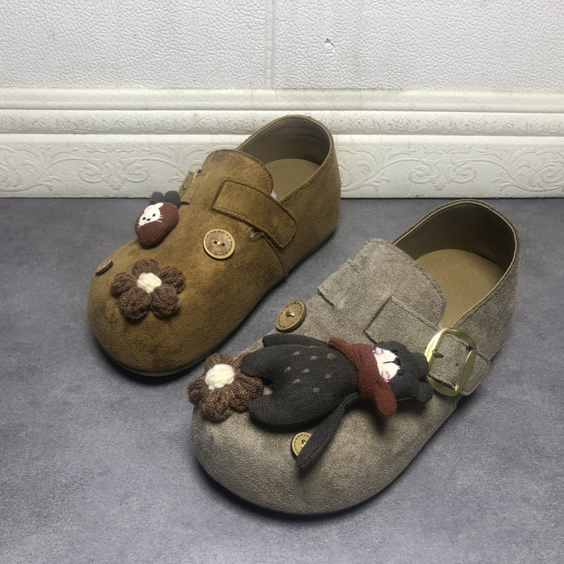 撤柜断码处理女鞋2026春季款时尚可爱风花朵勃肯圆头搭扣平底单鞋,女鞋,勃肯鞋/软木鞋,淘宝优惠券,粉丝福利购,淘宝优惠卷