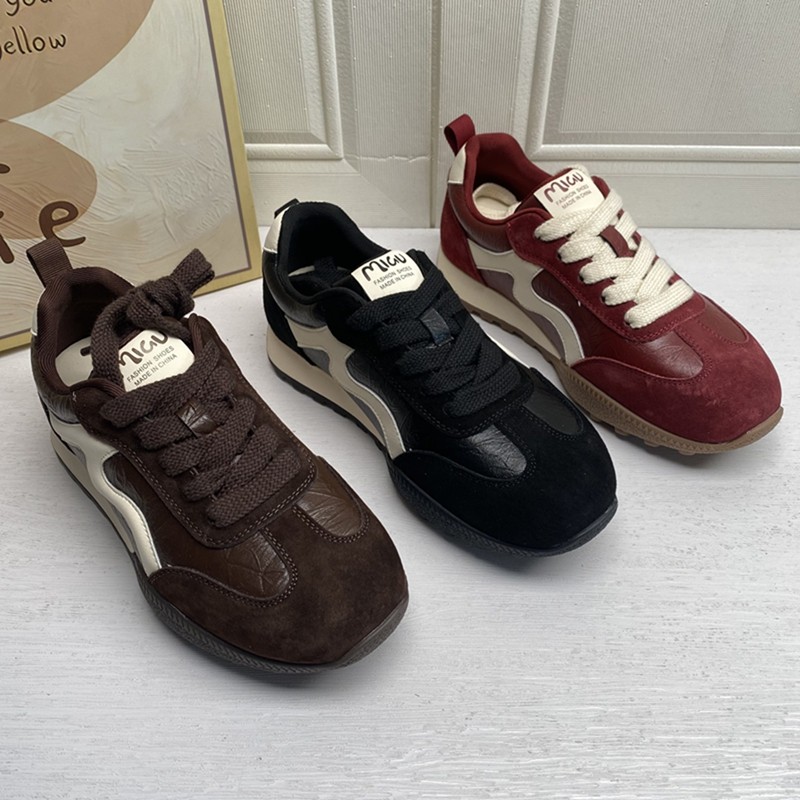 撤柜断码处理女鞋2026春季款时尚休闲系带圆头平底舒适运动德训鞋,女鞋,德训鞋,淘宝优惠券,粉丝福利购,淘宝优惠卷