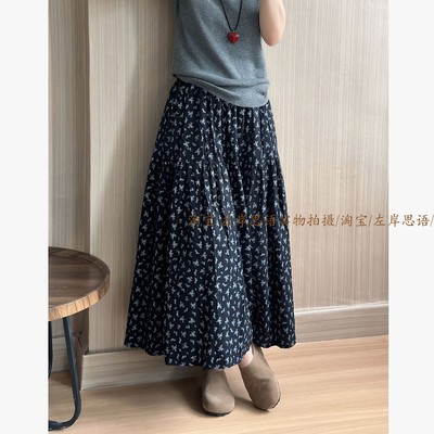 碎花半身裙女2025新款小个子