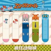 秋冬款 卡通动漫百搭可爱中筒袜子疯狂动物系列周边潮袜情侣袜学生