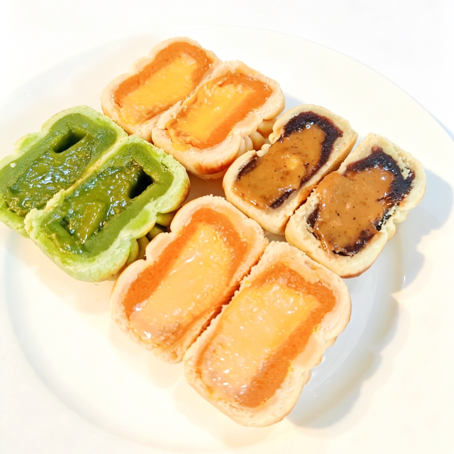 中秋流心月饼礼盒开心果泰茶流心