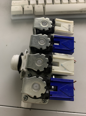 适用s下全自动洗衣机XQB75-F741U进水阀 电磁阀原装XQG80-EA8122