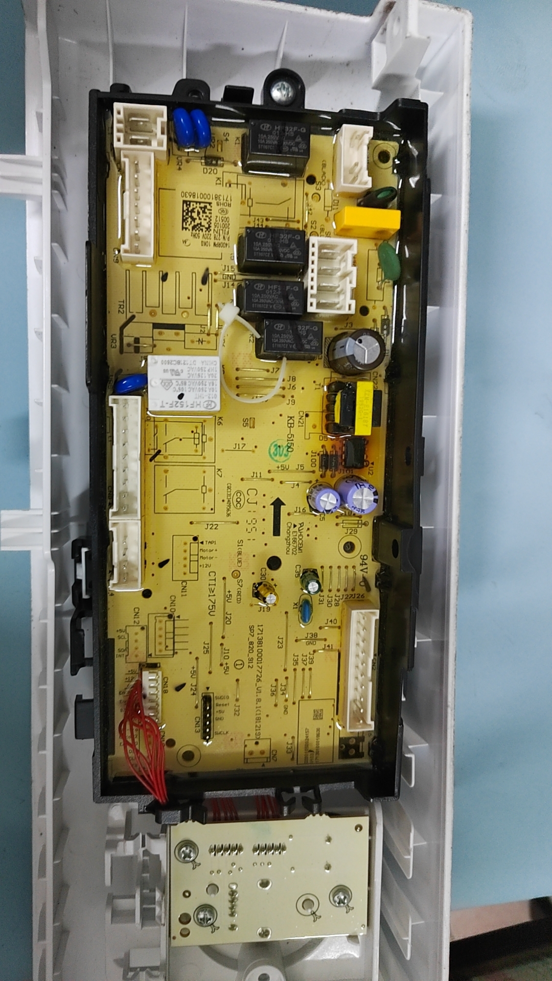 适用美的滚筒洗衣机MD100V11D电脑主板电源17138100018630显示板.