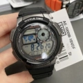 Ae-1000W-1B Silver Frame Black Belt