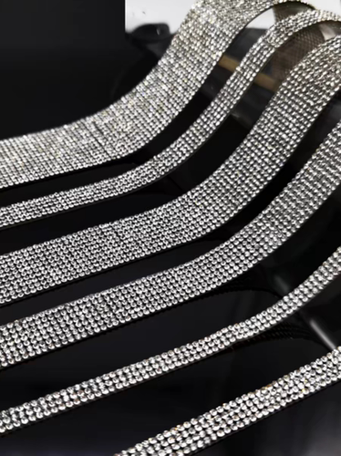 水钻装饰条diy裤子侧边贴钻镶钻手工饰品凉鞋布汽车内饰水晶闪钻