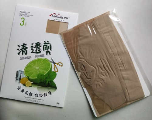 3条装梦娜丝袜女3d超薄防勾丝任意剪包芯丝连裤袜水晶袜无痕肉色