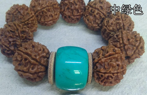 原矿无优化天然蜜蜡星月鼓珠