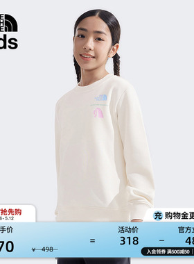 北面童装儿童男女印花长袖休闲卫衣户外春款TheNorthFace|8DCM