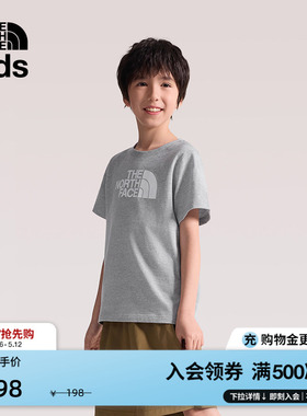北面儿童短袖T恤男女童印花运动户外透气新款TheNorthFace|8CZ8