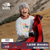 男女童纯棉透气户外TheNorthFace 北面马年新款 儿童T恤长袖 8DR1