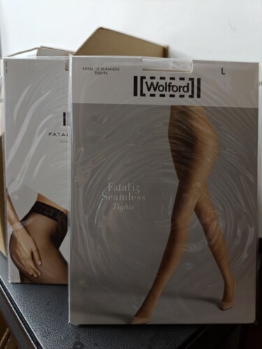 L现货绝版色奥地利Wolford fatal 15D浅肤无缝天鹅绒连裤袜18076