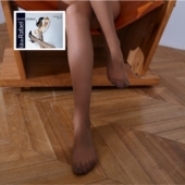 70D分段微压丝感脚尖纯尼龙加固T裆连裤 官方停产CdR Gemma 袜2870