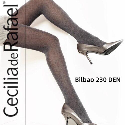 XL加裆停产西班牙CdR35%棉连裤袜Bilbo230D秋冬款不透肉打底袜