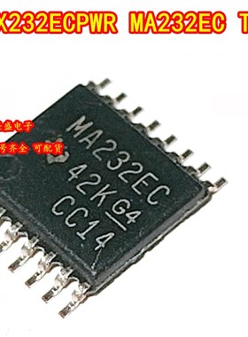 全新原装 MAX232ECPWR MA232EC TSSOP-16 RS-232驱动器/接收器