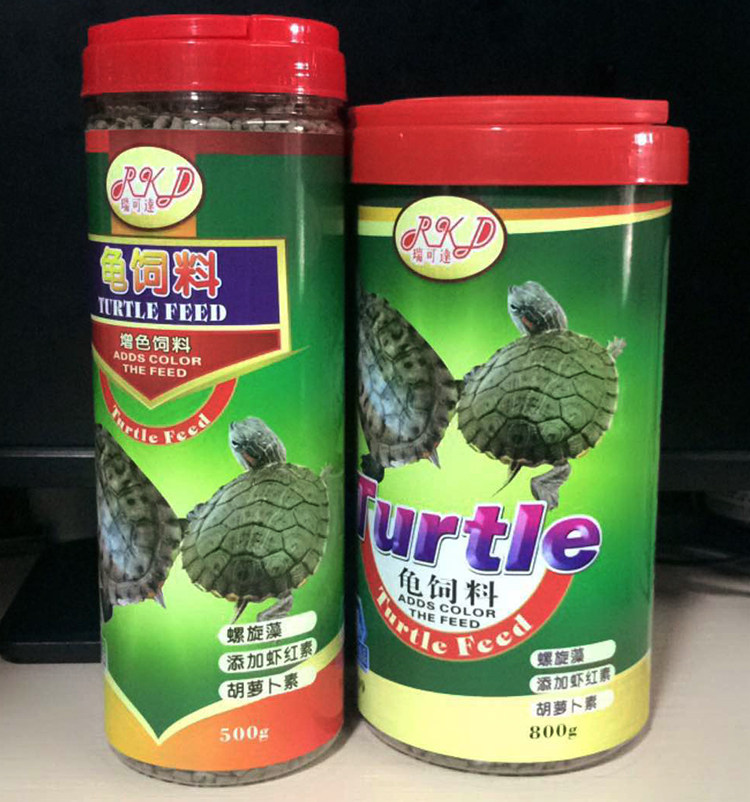 瑞可达龟龟粮500g 800g龟龟粮/补钙龟粮 龟料 草龟粮/高钙龟粮