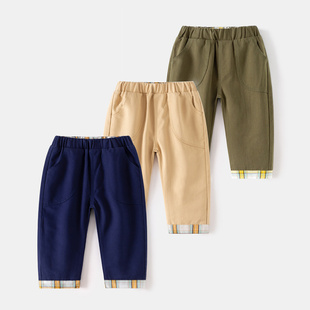 子男童纯棉长裤 裤 韩版 宝宝春秋时尚 20252025新款 子童装 童装