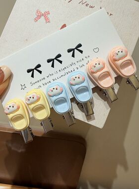 呆萌甜美可爱小狗拖鞋发夹