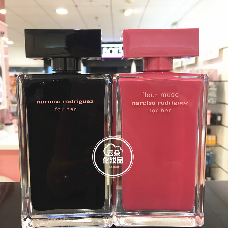 Narciso Rodriguez纳西素纳茜素for her同名女士香水黑色粉色30ml