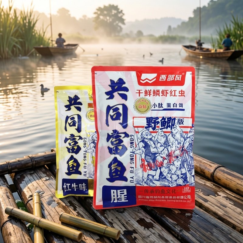 西部风 共同富鱼腥香红牛味赤尾青磷虾红虫水库野钓鲫鲤草鳊钓饵,户外/登山/野营/旅行用品,活饵/谷麦饵等饵料,淘宝优惠券,粉丝福利购,淘宝优惠卷