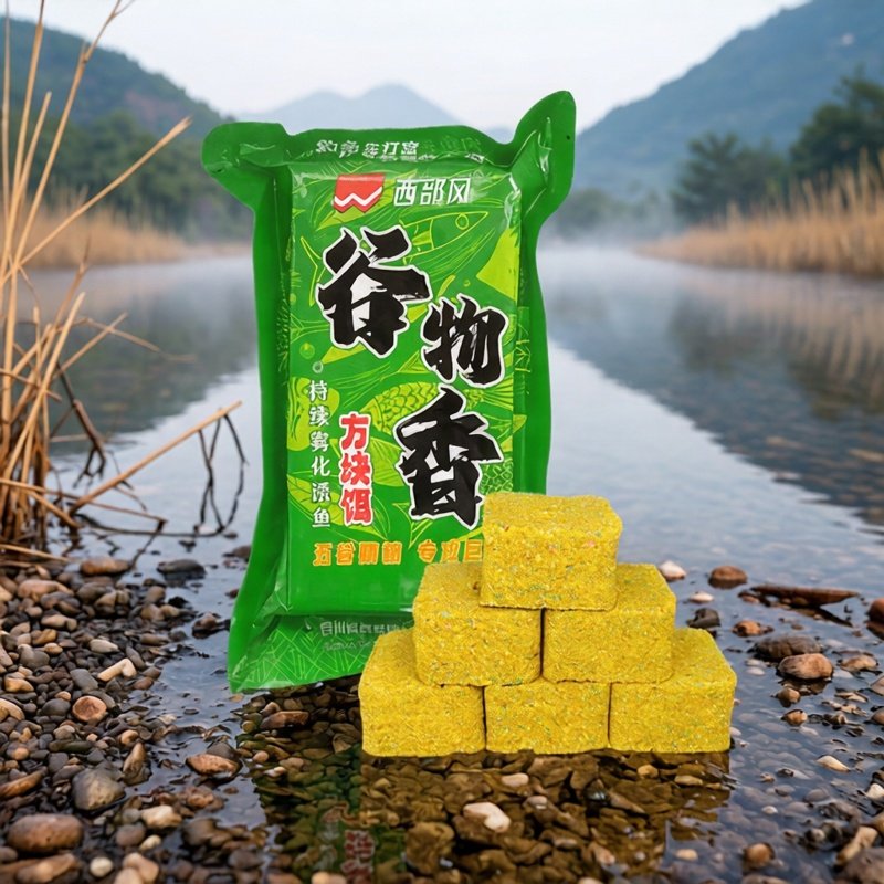 西部风 谷物香方块饵800克奶秀味水库池塘鲫鲤草窝料盘钩抛竿饵料,户外/登山/野营/旅行用品,台钓饵,淘宝优惠券,粉丝福利购,淘宝优惠卷