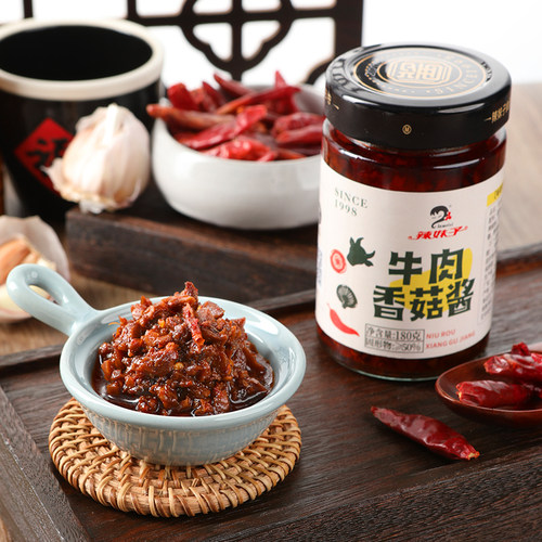 湖南辣妹子香菇牛肉酱