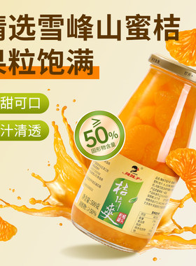 辣妹子橘子罐头500g*12瓶