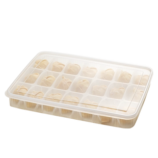 饺子收纳盒冰箱用食品级冷冻馄饨水饺分格分装盒保鲜盒一层一盖