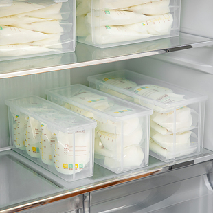 存奶保鲜盒透明密封盒冷冻收纳盒冰箱母乳专用食品级奶袋储存盒