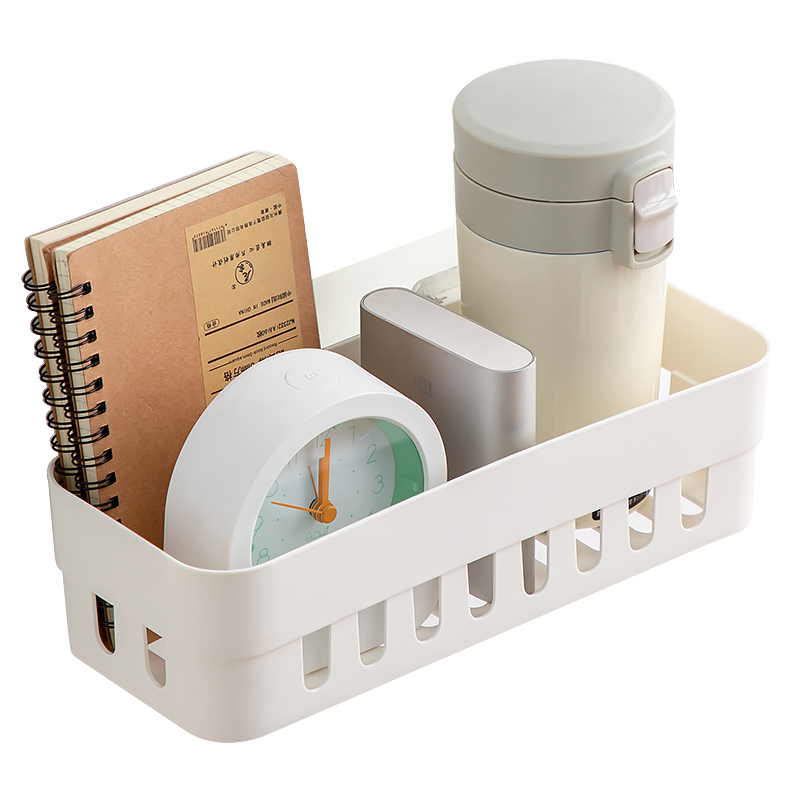 墙上置物架免打孔寝室床头书架壁挂式床上铺宿舍收纳神器浴室架子