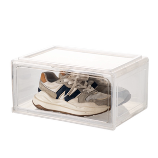鞋盒收纳盒透明鞋子收纳神器鞋柜鞋架子防尘宿舍折叠收纳箱鞋墙