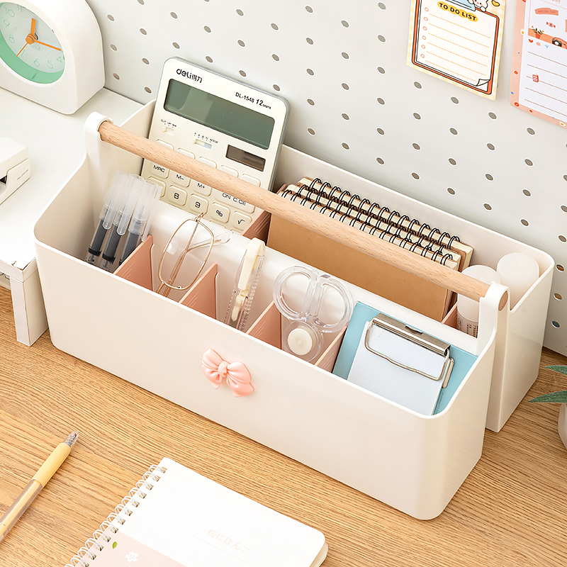 桌面收纳盒手提客厅宿舍办公桌