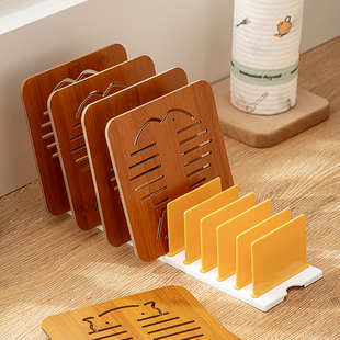 隔热垫架子盘垫架吐骨碟锅垫架子餐垫架子餐桌垫架子分格收纳架