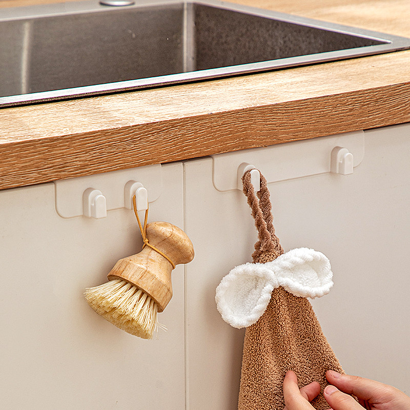 橱柜门后挂钩神器免打孔垃圾袋厨房工具锅铲汤勺多功能收纳置物架,收纳整理,挂门置物架,淘宝优惠券,粉丝福利购,淘宝优惠卷