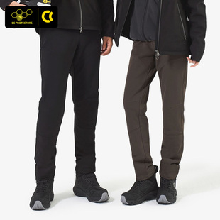 CC骑行裤男摩托车冬季防风裤机车工装裤子女保暖防水防寒裤暖流裤