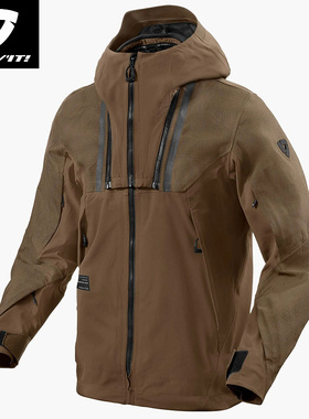 REVIT元素Component黑水摩托车骑行服防风防雨防摔越野机车夹克男