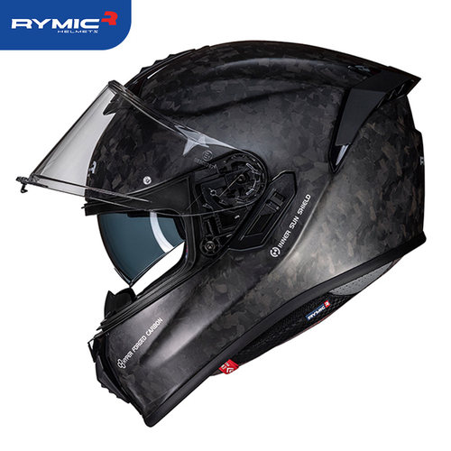 rymic碳纤维秋季透气摩托车头盔