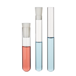 三爱思 石英试管C28 平口圆底玻璃试管封底管透明试管瓶 耐高温灭菌高透光可烘箱配塞 物理化学实验室耗材