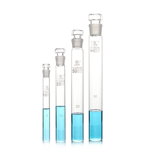 三爱思 具塞比色管C25 亚克力架 A级可过检圈刻线12支/盒10-100ml 高硼硅玻璃 物理化学生物实验室玻器材耗材