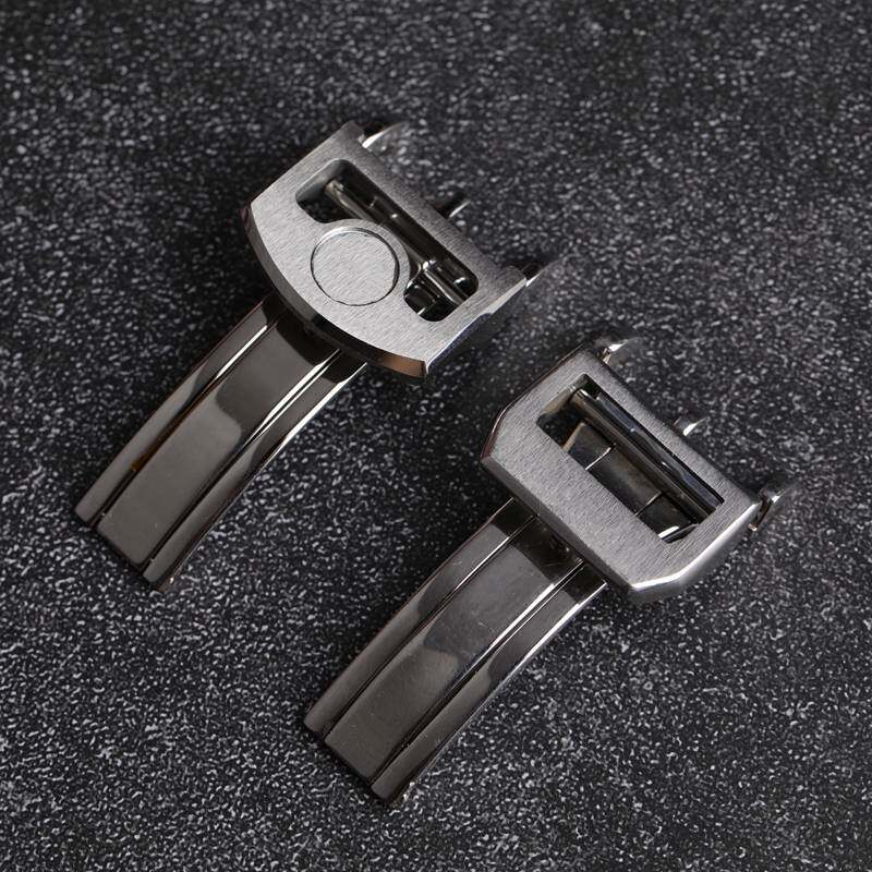 适用万国iwc折叠扣葡萄牙精钢表扣18mm 折叠扣真皮带表扣 男配件