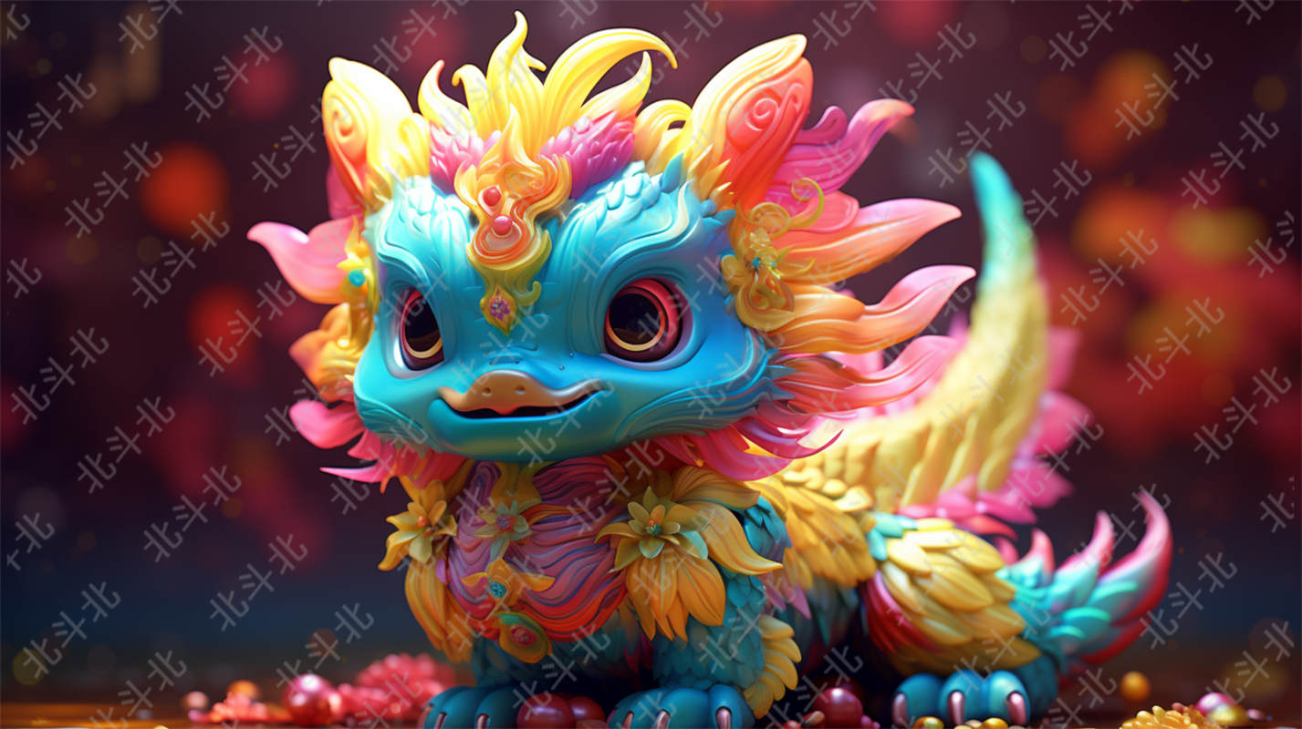 BDB-0422可商用龙年插画素材原创插画龙素材可定制插画素材