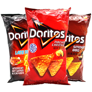 进口台湾Doritos多力多滋超浓芝士玉米片175g 薯片土豆片休闲零食